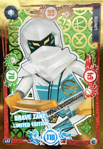 NINJAGO Trading Card Game (English) Series 9 - # LE2 Brave Zane Limited Edition