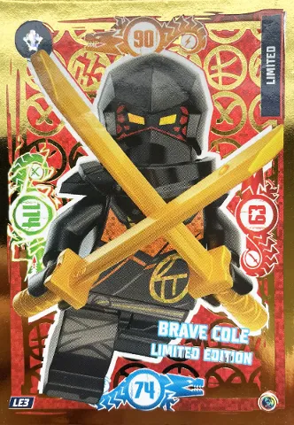 NINJAGO Trading Card Game (English) Series 9 - # LE3 Brave Cole Limited Edition