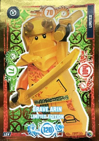 NINJAGO Trading Card Game (English) Series 9 - # LE4 Brave Arin Limited Edition