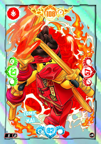 NINJAGO Trading Card Game (German) Series 10 - # 5 Comic Kai