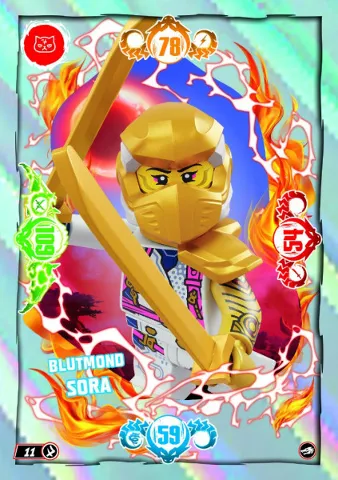NINJAGO Trading Card Game (German) Series 10 - # 11 Blutmond Sora