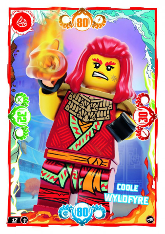 NINJAGO Trading Card Game (German) Series 10 - # 12 Coole Wyldfyre