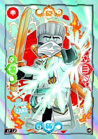 NINJAGO Trading Card Game (German) Series 10 - # 17 Comic Zane