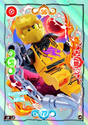 NINJAGO Trading Card Game (German) Series 10 - # 19 Blutmond Arin