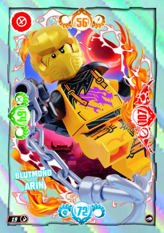 NINJAGO Trading Card Game (German) Series 10 - # 19 Blutmond Arin