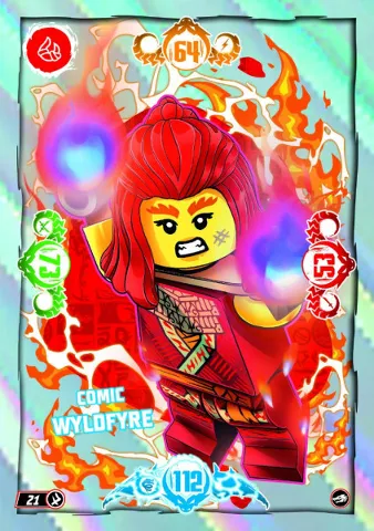 NINJAGO Trading Card Game (German) Series 10 - # 21 Comic Wyldfyre