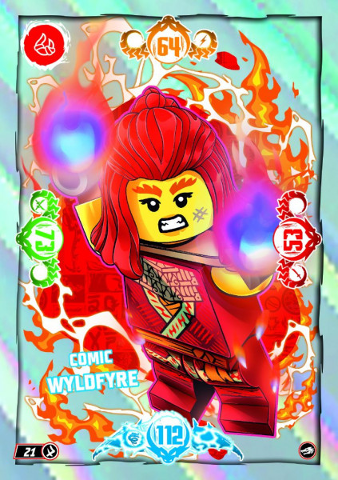 NINJAGO Trading Card Game (German) Series 10 - # 21 Comic Wyldfyre