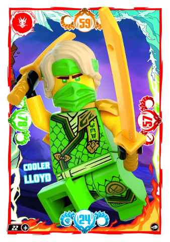 NINJAGO Trading Card Game (German) Series 10 - # 22 Cooler Lloyd