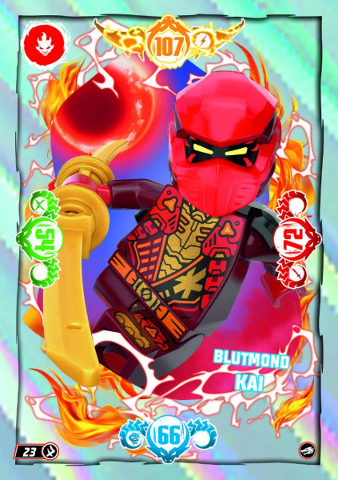 NINJAGO Trading Card Game (German) Series 10 - # 23 Blutmond Kai