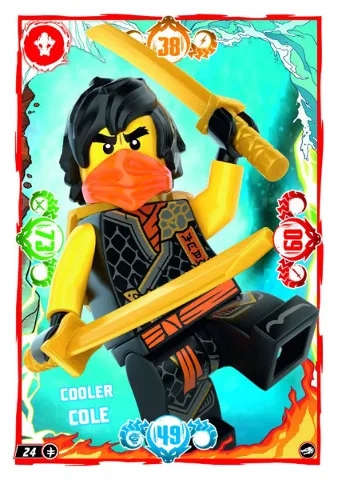 NINJAGO Trading Card Game (German) Series 10 - # 24 Cooler Cole