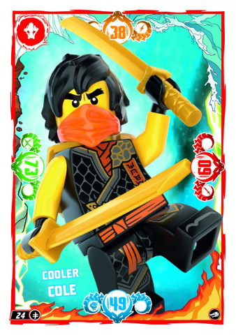 NINJAGO Trading Card Game (German) Series 10 - # 24 Cooler Cole