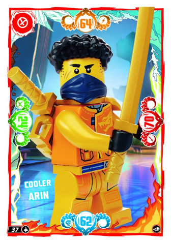 NINJAGO Trading Card Game (German) Series 10 - # 37 Cooler Arin