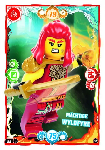 NINJAGO Trading Card Game (German) Series 10 - # 39 Mächtige Wyldfyre