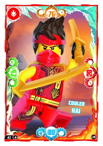 NINJAGO Trading Card Game (German) Series 10 - # 41 Cooler Kai