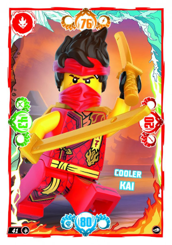 NINJAGO Trading Card Game (German) Series 10 - # 41 Cooler Kai