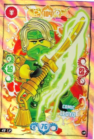 NINJAGO Trading Card Game (German) Series 10 - # 49 Comic Lloyd