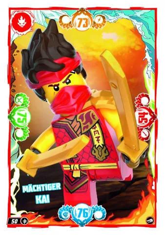 NINJAGO Trading Card Game (German) Series 10 - # 50 Mächtiger Kai