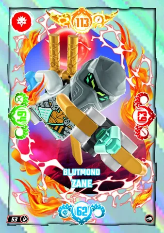 NINJAGO Trading Card Game (German) Series 10 - # 53 Blutmond Zane