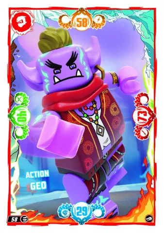 NINJAGO Trading Card Game (German) Series 10 - # 58 Action Geo