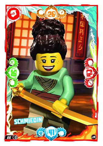 NINJAGO Trading Card Game (German) Series 10 - # 66 Schmiedin