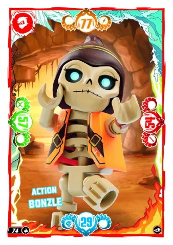 NINJAGO Trading Card Game (German) Series 10 - # 74 Action Bonzle