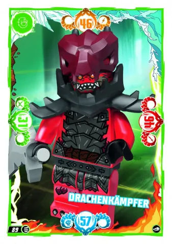 NINJAGO Trading Card Game (German) Series 10 - # 89 Drachenkämpfer