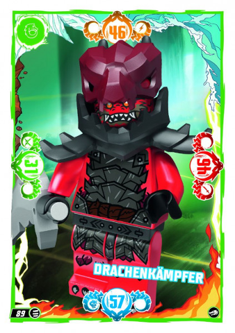 NINJAGO Trading Card Game (German) Series 10 - # 89 Drachenkämpfer