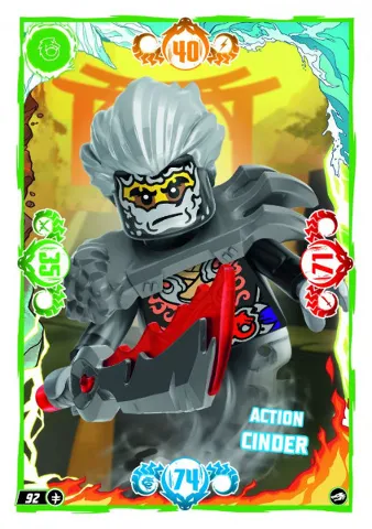 NINJAGO Trading Card Game (German) Series 10 - # 92 Action Cinder