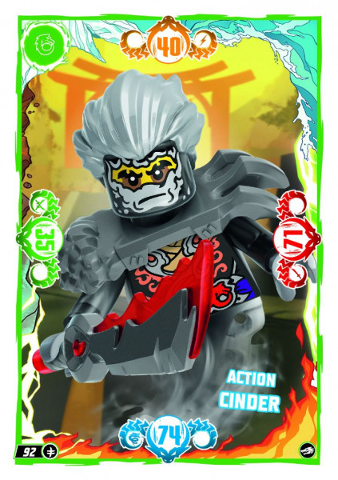 NINJAGO Trading Card Game (German) Series 10 - # 92 Action Cinder