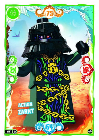 NINJAGO Trading Card Game (German) Series 10 - # 95 Action Zarkt