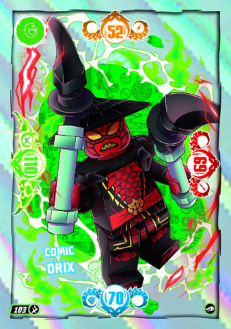 NINJAGO Trading Card Game (German) Series 10 - # 103 Comic Drix