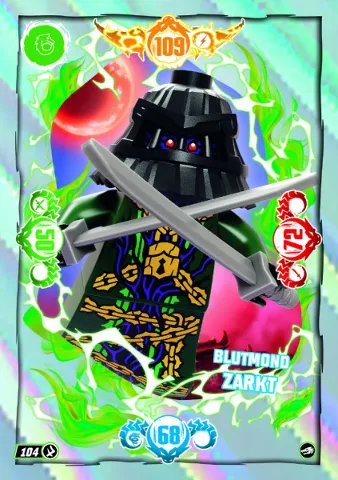 NINJAGO Trading Card Game (German) Series 10 - # 104 Blutmond Zarkt