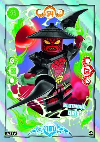 NINJAGO Trading Card Game (German) Series 10 - # 112 Blutmond Drix