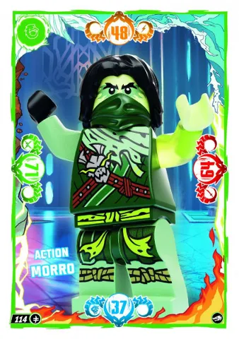 NINJAGO Trading Card Game (German) Series 10 - # 114 Action Morro