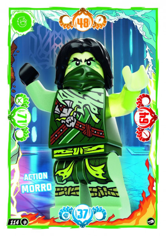 NINJAGO Trading Card Game (German) Series 10 - # 114 Action Morro