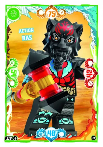 NINJAGO Trading Card Game (German) Series 10 - # 118 Action Ras
