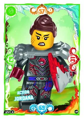NINJAGO Trading Card Game (German) Series 10 - # 124 Action Jordana