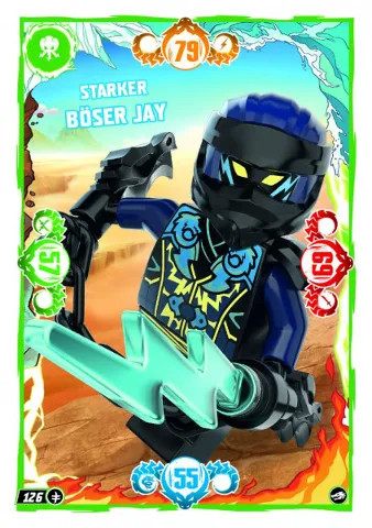 NINJAGO Trading Card Game (German) Series 10 - # 126 Starker Böser Jay