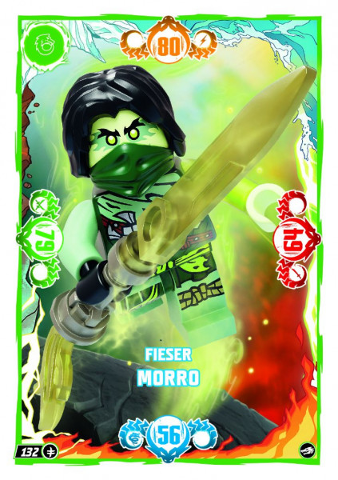 NINJAGO Trading Card Game (German) Series 10 - # 132 Fieser Morro