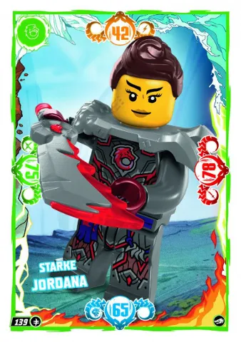 NINJAGO Trading Card Game (German) Series 10 - # 139 Starke Jordana