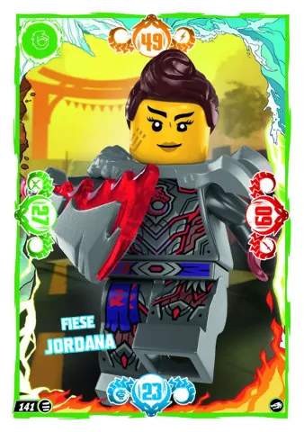 NINJAGO Trading Card Game (German) Series 10 - # 141 Fiese Jordana