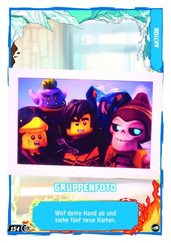NINJAGO Trading Card Game (German) Series 10 - # 154 Gruppenfoto