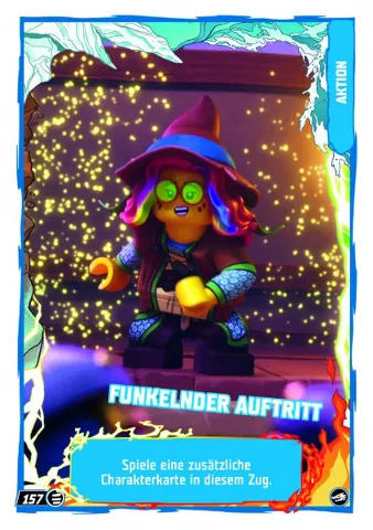 NINJAGO Trading Card Game (German) Series 10 - # 157 Funkelnder Auftritt