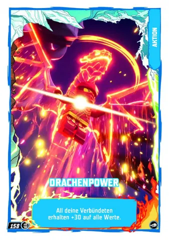 NINJAGO Trading Card Game (German) Series 10 - # 158 Drachenpower