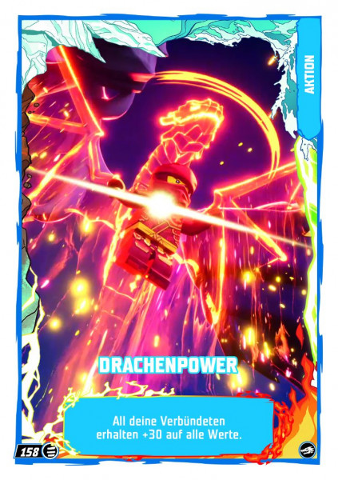 NINJAGO Trading Card Game (German) Series 10 - # 158 Drachenpower
