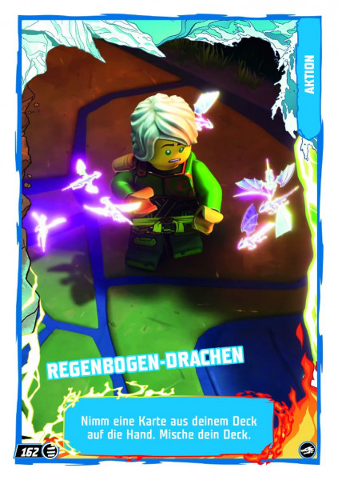 NINJAGO Trading Card Game (German) Series 10 - # 162 Regenbogen-drachen