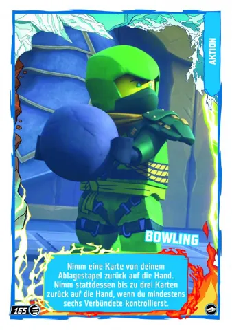 NINJAGO Trading Card Game (German) Series 10 - # 165 Bowling