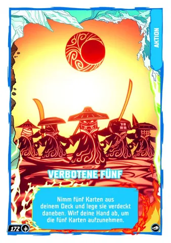 NINJAGO Trading Card Game (German) Series 10 - # 172 Verbotene Fünf