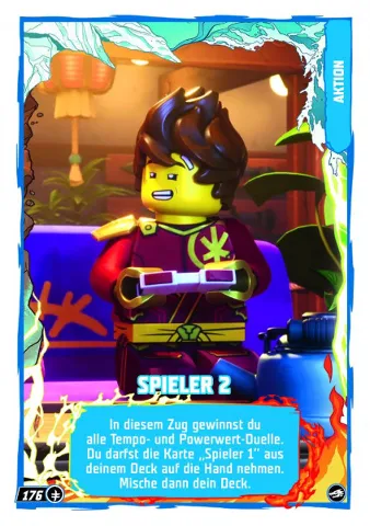 NINJAGO Trading Card Game (German) Series 10 - # 176 Spieler 2