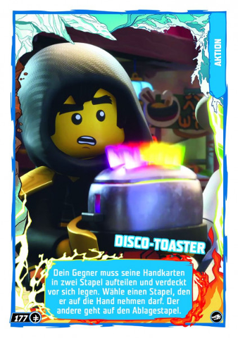 NINJAGO Trading Card Game (German) Series 10 - # 177 Disco-Toaster